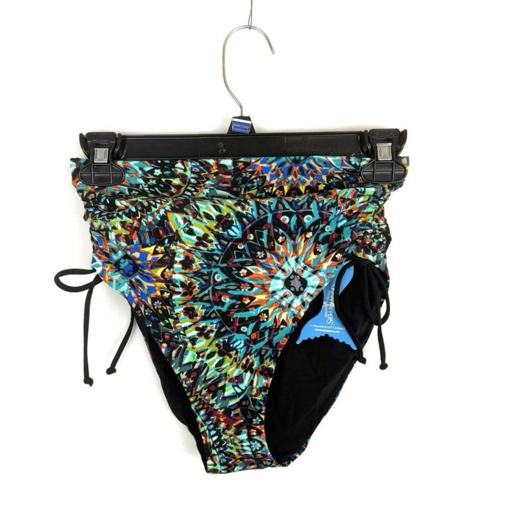 Skinny Dippers Women’s High Rise Bikini Bottom Size S